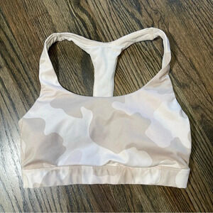 All in Motion camo lined racerback sports bra size XS